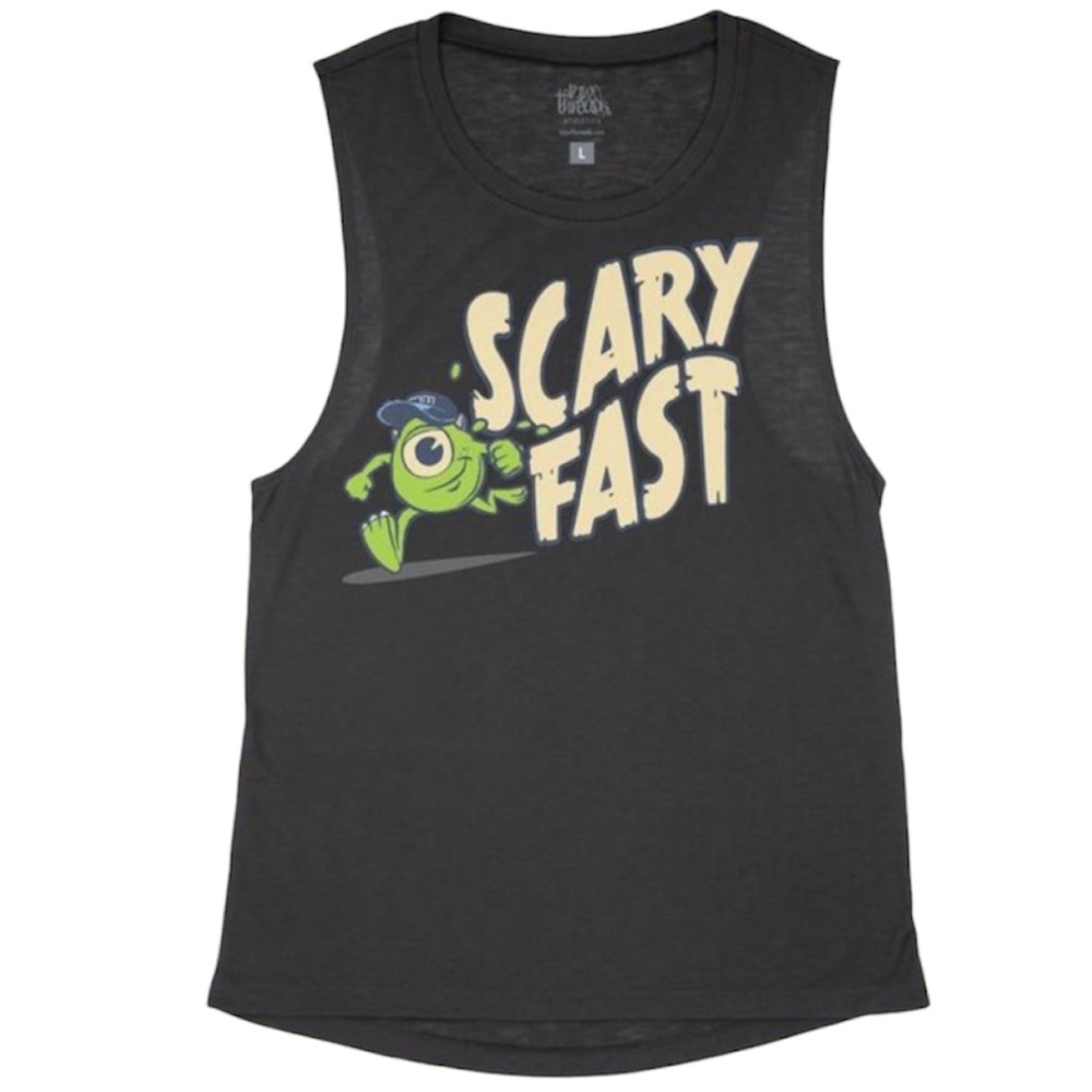 raw threads Monsters University Scary Fast Tank